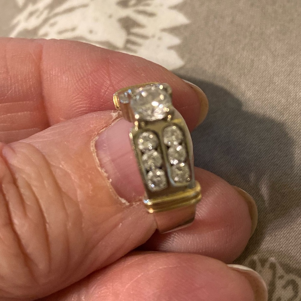 Diamond Wedding Ring - Custom Made - image 2